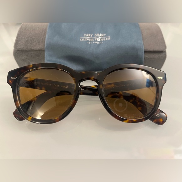 Oliver Peoples CARY GRANT Sun Bordeaux in DM-2/ Brown MSRP$562 Rare Find - Picture 5 of 10